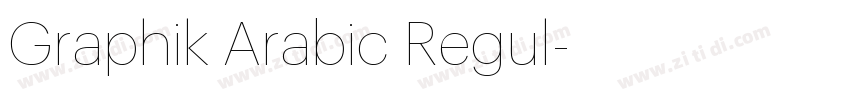 Graphik Arabic Regul字体转换